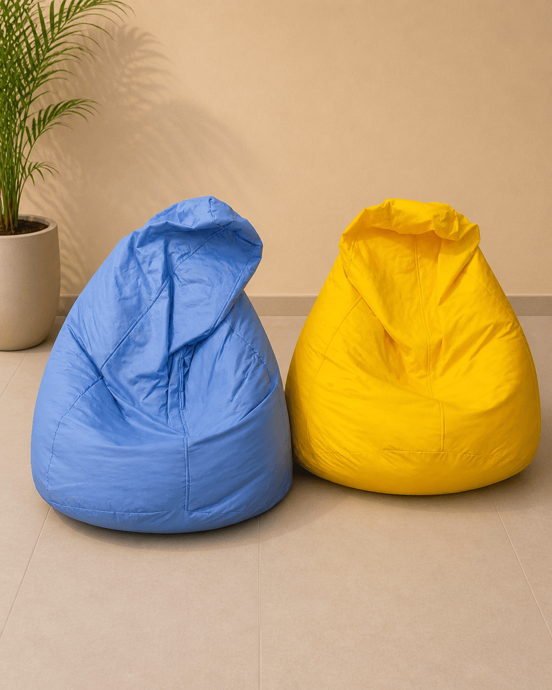 Puff Gota Pera ergonômico para relaxamento